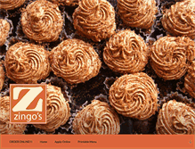 Tablet Screenshot of eatzingos.com
